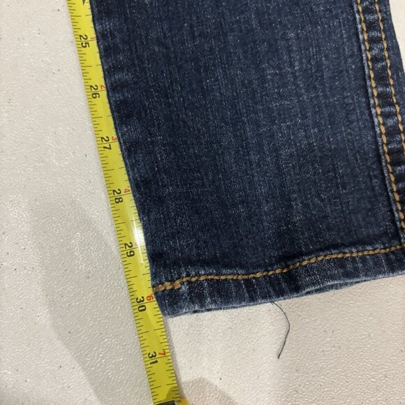 Request Jeans Embellishe Pockets Skinny Low Rise Dark Wash Denim Jean Size 11/30 - Picture 10 of 10